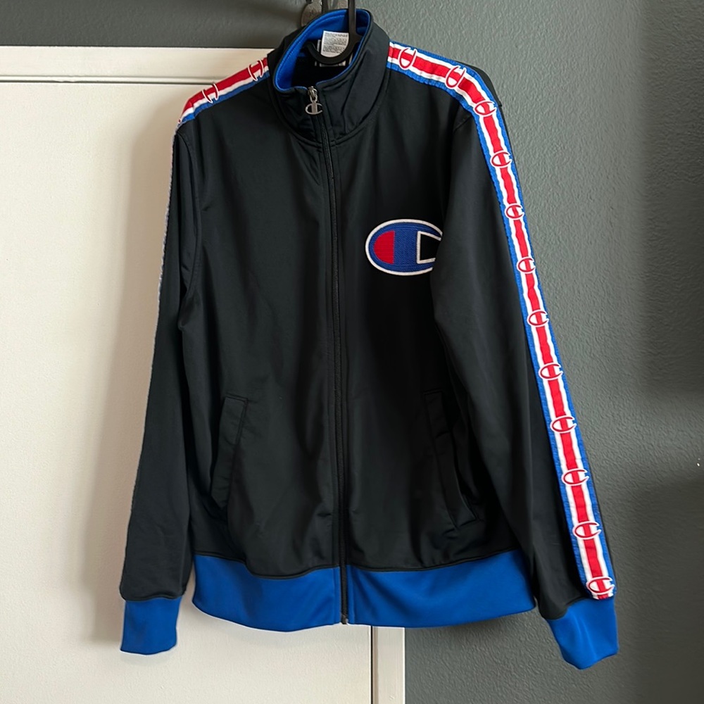 Champion track jacket size M